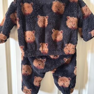 GAP Baby Sherpa Brannan Bear Outfit Set, 0-3 Months, Gender Neutral
